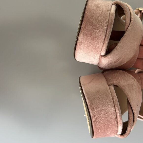 Tory Burch Loretta Velvet Platform Size 11 - Picture 9 of 14